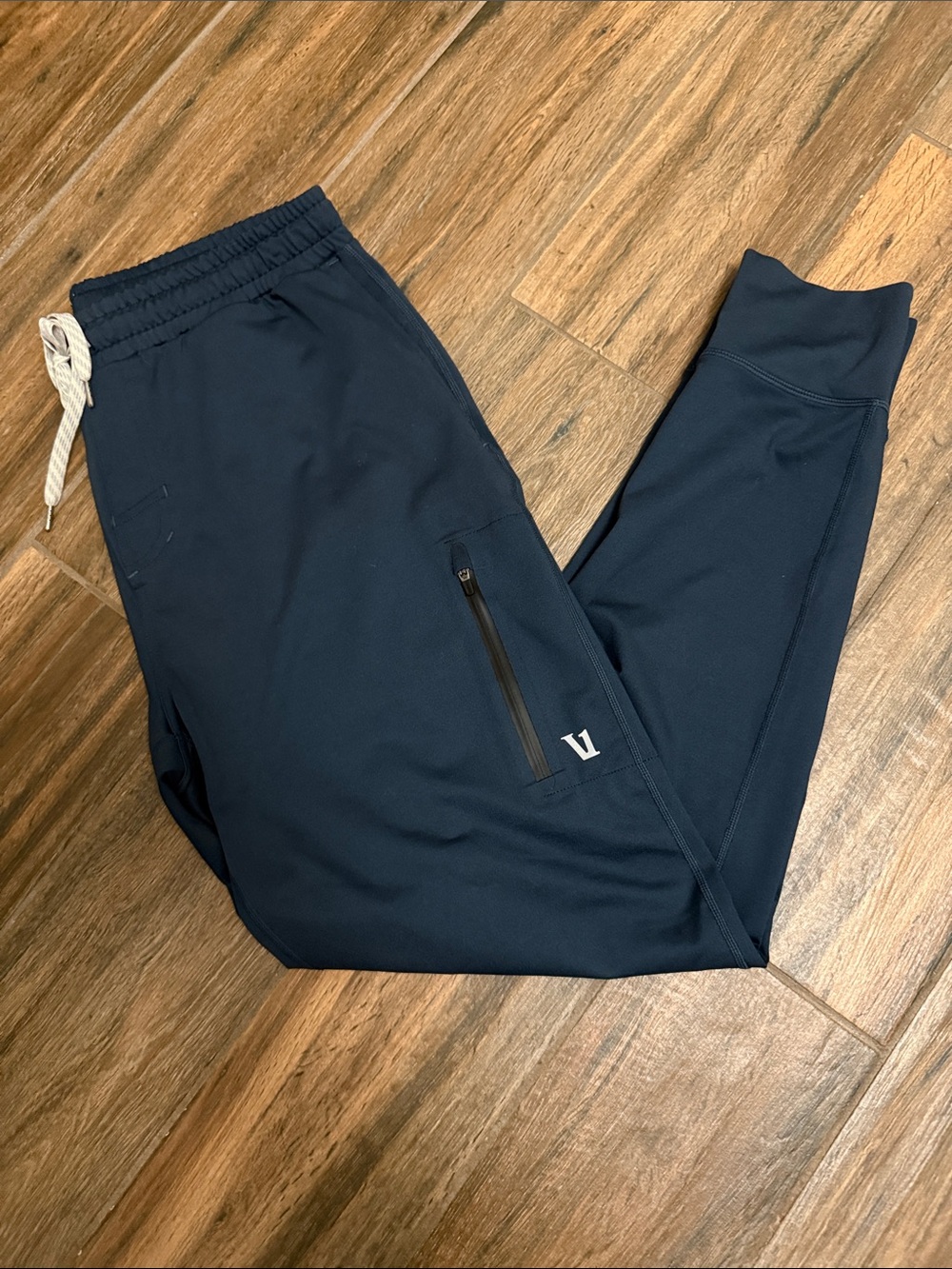Vuori Navy Men's Jogger Sweatpants with Zip Pocket